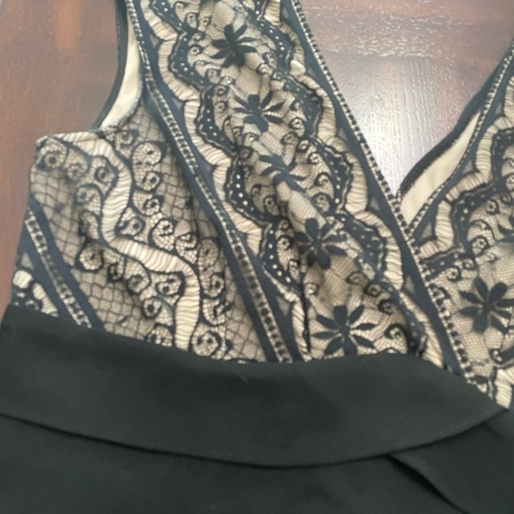 Jessica Howard women’s black Raffle Lace knee length sleeve less dress size 14 - Picture 6 of 7